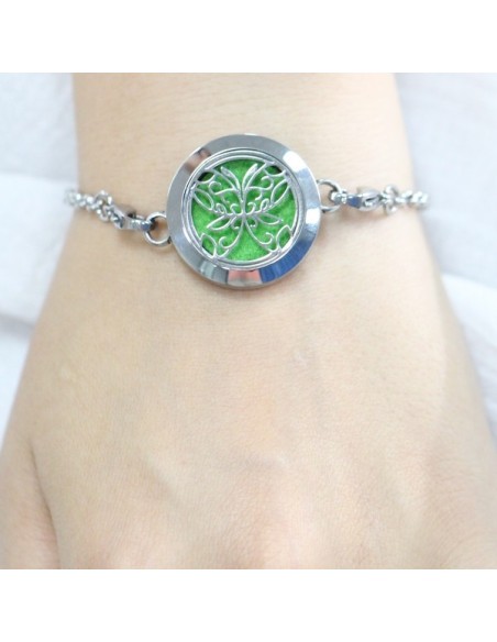 Bracelet d'Aromathérapie Papillon Abstrait 