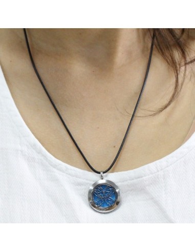 Collier d'Aromathérapie Papillon Abstrait 