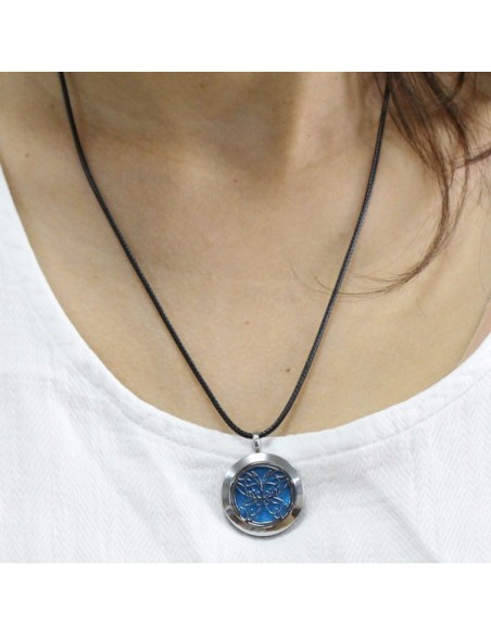 Collier d'Aromathérapie Papillon Abstrait 