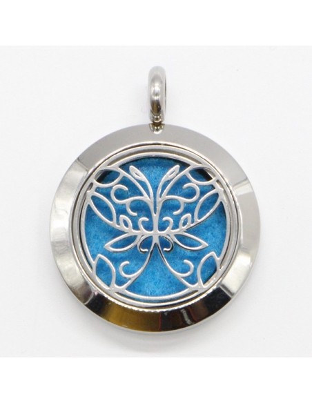 Collier d'Aromathérapie Papillon Abstrait 