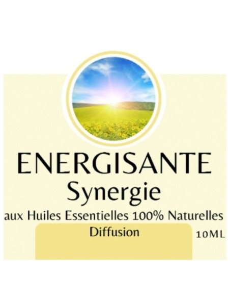 Synergie d'huiles essentielles Energisante - 10 ml 