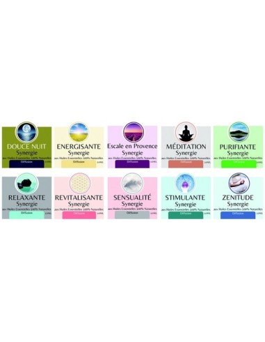 Synergie d'huiles essentielles Energisante - 10 ml 