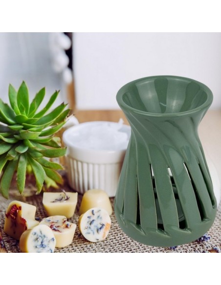 Brûle parfum Série Céramy  Corta Vert 