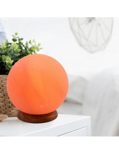 Lampe Moon en Cristal de Sel d'Himalaya
