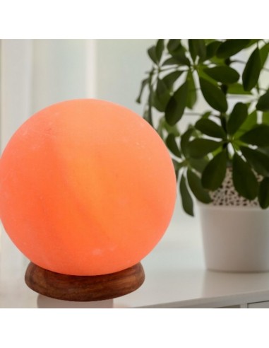 Lampe Moon en Cristal de Sel d'Himalaya 