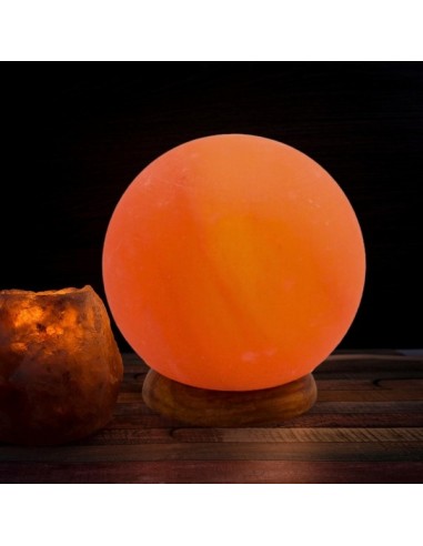 Lampe Moon en Cristal de Sel d'Himalaya 