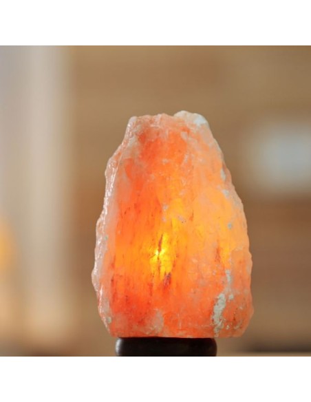 Lampe USB  en Cristal de Sel d'Himalaya Rock 