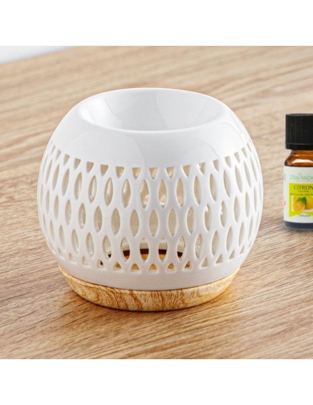 Brûle parfum Série Céramy - Treillis 