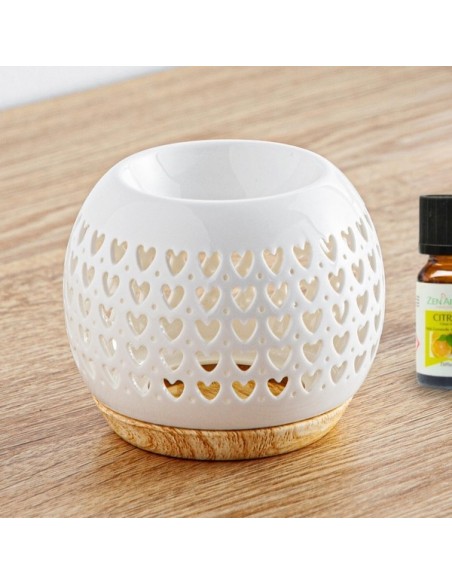 Brûle parfum Série Céramy - Cœur 