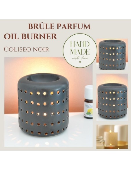 Brûle parfum COLISEO Noir 