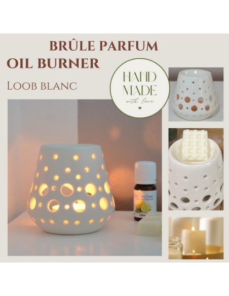 Brûle parfum LOOB Blanc 