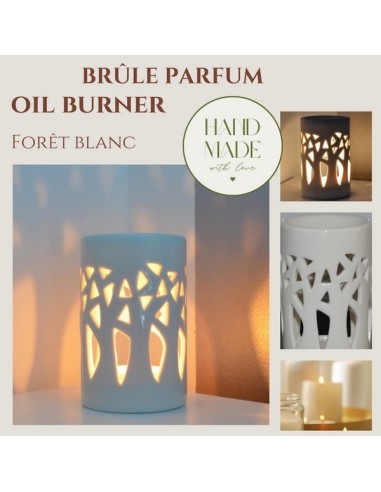 Brûle parfum FORÊT Blanc 
