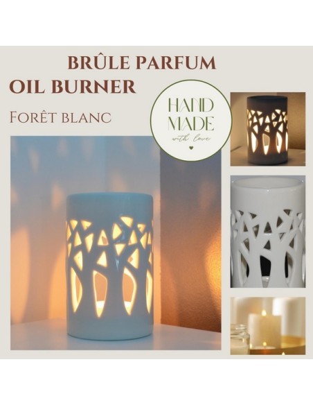 Brûle parfum FORÊT Blanc 