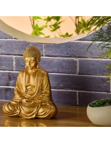 Statue Bouddha Méditation Or 