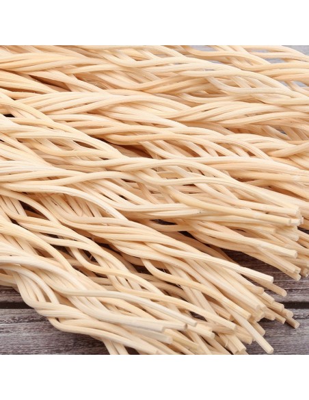 Bâtonnets de diffuseur longs et ondulés en rotin