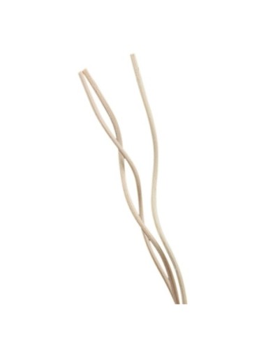 Bâtonnets de diffuseur longs et ondulés en rotin