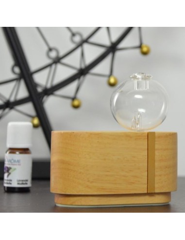 Diffuseur d'huiles essentielles Programmable - CIMIA (en Bois) 